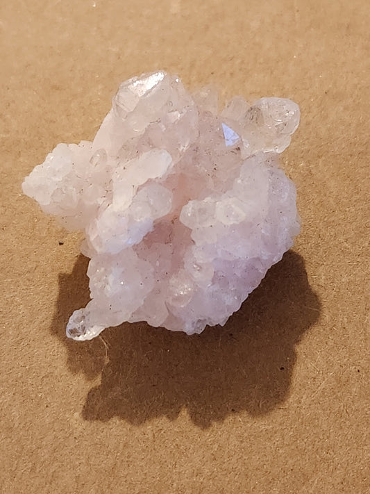 Crystalline Rose Quartz specimen