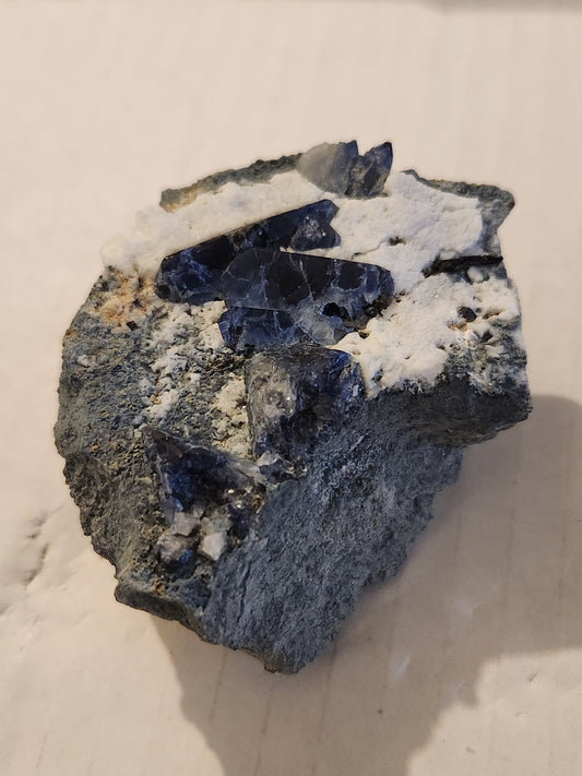 Benitoite specimen