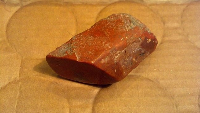 Polished Red Agate Limbcast specimen