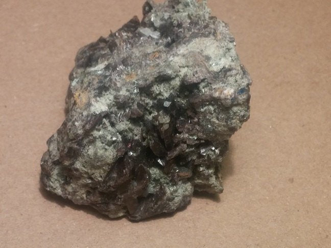 Ferro-Axinite specimen