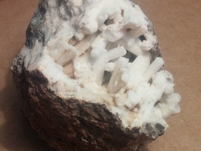 Stilbite epimorphs Natrolite specimen