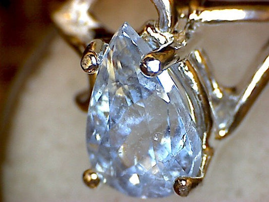 Blue Aquamarine Ring