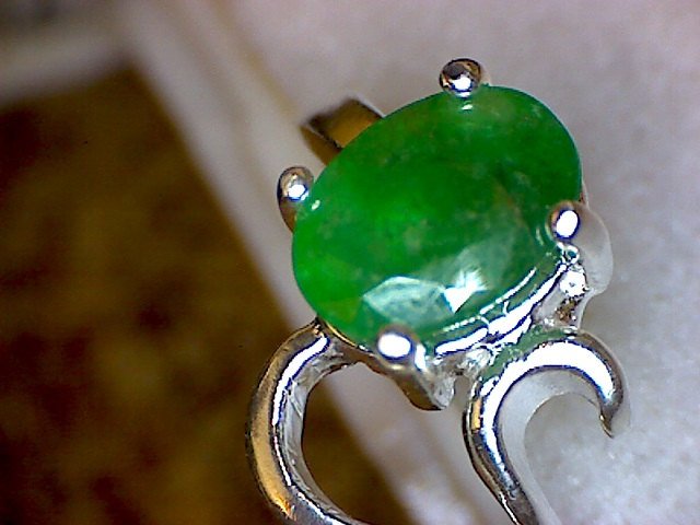 Emerald Fancy Oval Ring