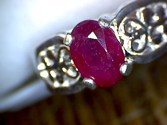 Ruby Filigree Ring