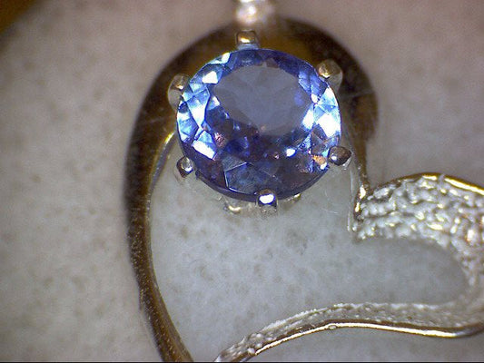 Tanzanite Heart Pendant