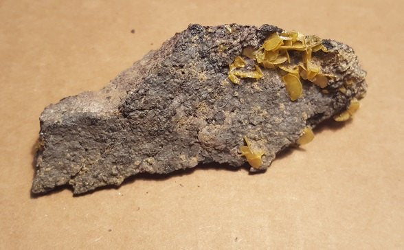 Yellow Wulfenite Mineral specimen